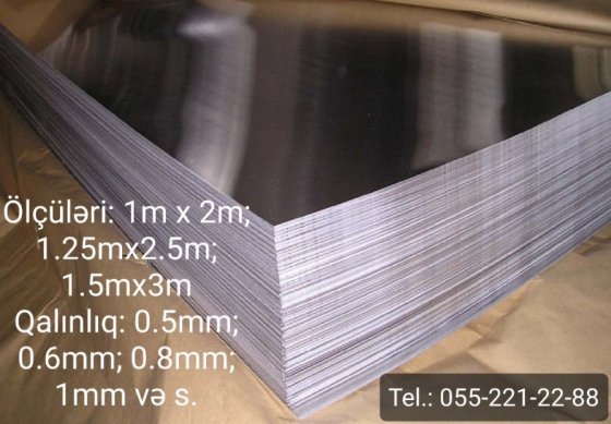 Paslanmaz vərəq modelləri