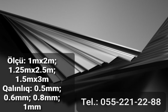 Paslanmaz vərəq modelləri